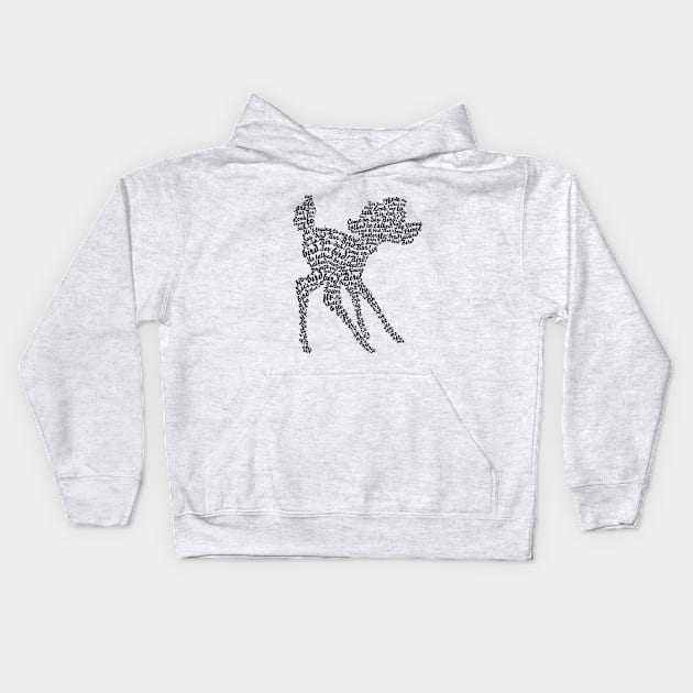 Bambi Kids Hoodie by vanityfacade